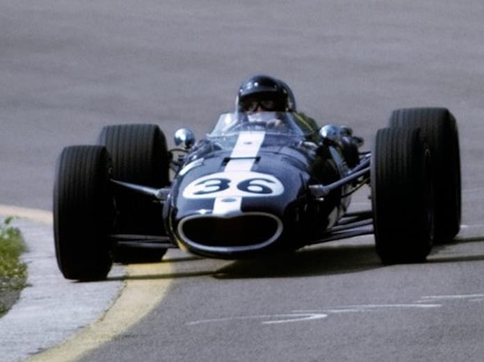 Dan Gurney during the 1967 Belgian Grand Prix.