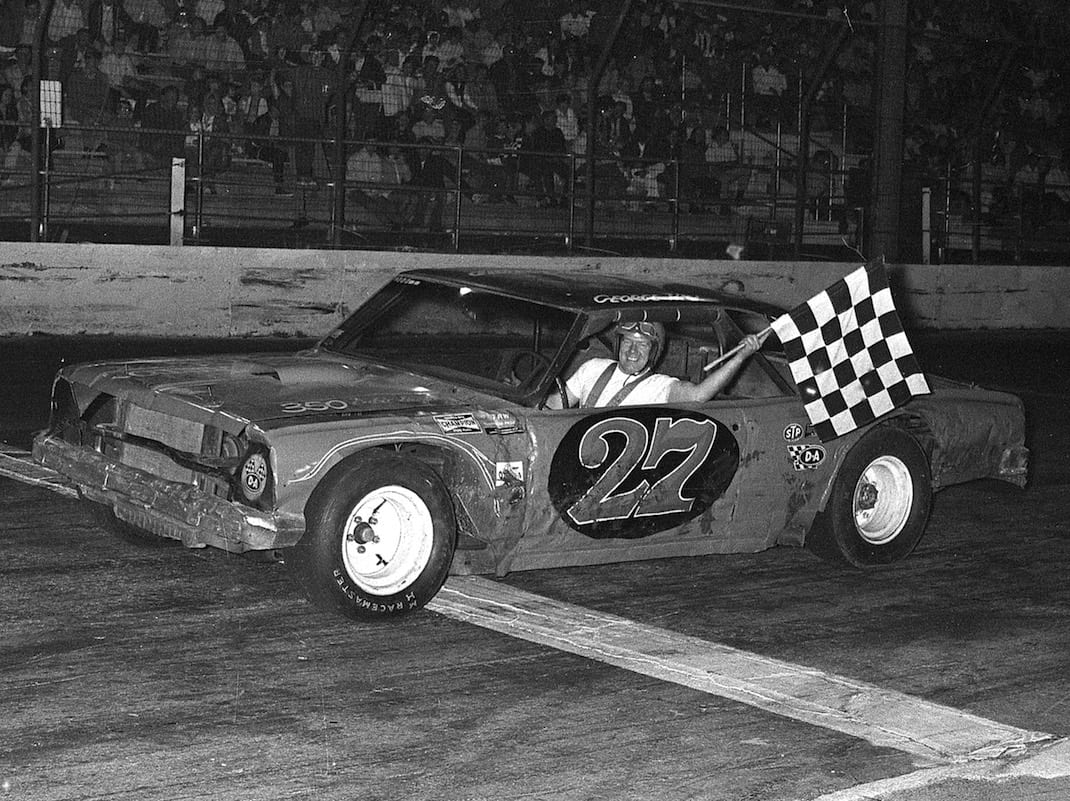 In 1970, George Hill and his Chevelle No. 27 captured 17 feature wins on the way to the late model championship at Chicagoland’s Raceway Park. (Bud Norman Photo)