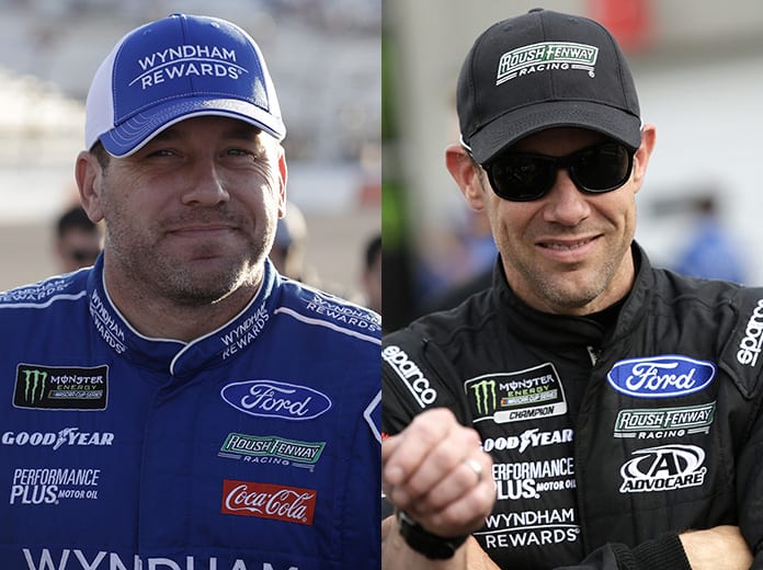 Ryan Newman (left) and Matt Kenseth (right) have both been granted playoff waivers by NASCAR. (HHP Photos)