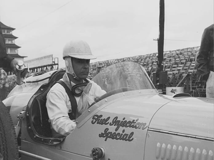 Bill Vukovich in 1954 at Indianapolis Motor Speedway. (IMS Archives Photo)