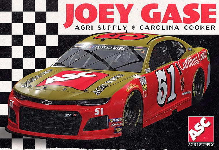 Joey Gase's Southern 500 scheme will pay tribute to Bobby Allison.