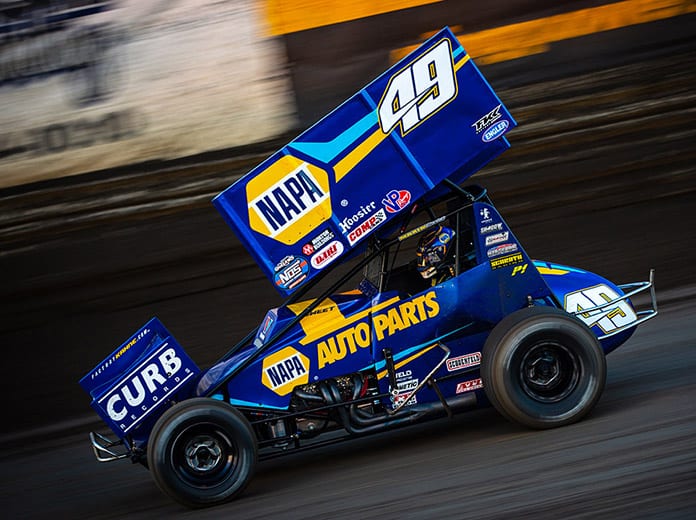 Brad Sweet is eager to get back on track this weekend at Knoxville Raceway with the World of Outlaws NOS Energy Drink Sprint Car Series. (Trent Gower Photo)