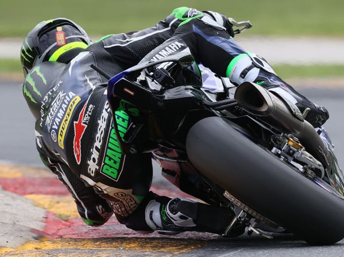 Monster Energy Attack Performance Yamaha's Cameron Beaubier had an impressive opening day at Road America, the Californian smashing the outright lap record as MotoAmerica action got started in Elkhart Lake, Wis. (Brian J. Nelson Photo)