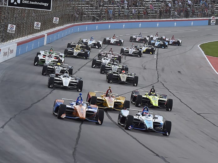 The NTT IndyCar Series opener at Texas Motor Speedway will air in primetime on NBC on June 6. (IndyCar photo)