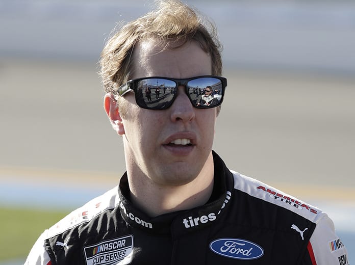 Brad Keselowski will start from the pole when the NASCAR Cup Series takes to the track Sunday at Darlington Raceway. (HHP/Harold Hinson Photo)