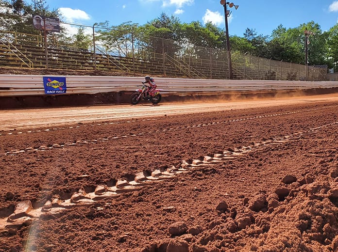Some of flat-track racing's riders are visiting Travelers Rest Speedway this weekend for Thunder on the Mountain 3. (Pit Row TV Photo)