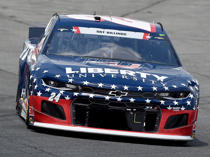 William Byron will start the Alsco Uniform 500 from the pole on Wednesday at Charlotte Motor Speedway. (Jared C. Tilton/Getty Images Photo)