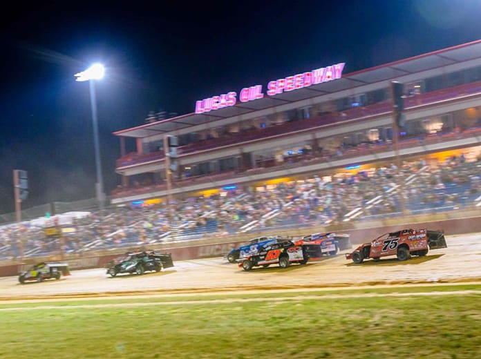 The USMTS Modifieds and USRA Iron Man Stock Cars are coming to Lucas Oil Speedway on Wednesday, June 3. (Kenny Shaw photo)