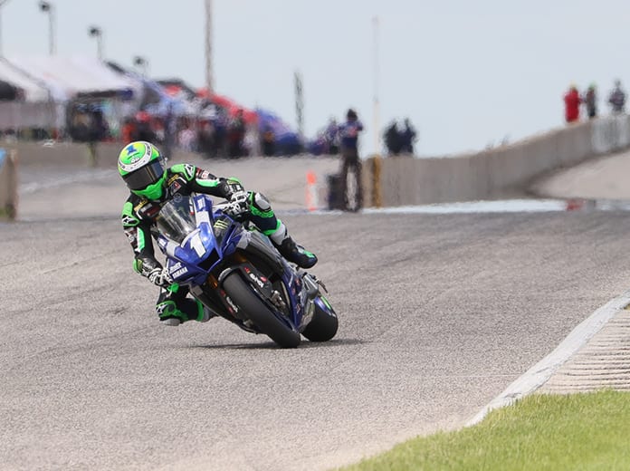 Monster Energy Attack Performance Yamaha's Cameron Beaubier dominated the opening race in the 2020 HONOS Superbike Series at Road America. (Brian J. Nelson Photo)