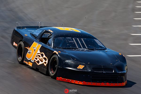 Jacob Smith dominated Saturday's Madera Speedway late model feature. (Jason Wedehase Photo)