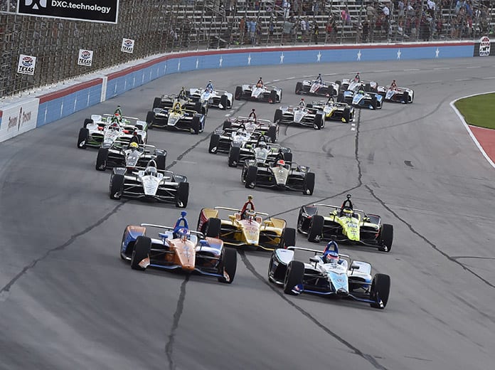 The NTT IndyCar Series will kickstart its racing season on Saturday at Texas Motor Speedway. (IndyCar photo)