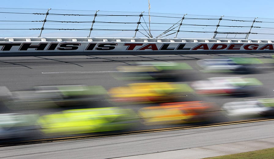 The NASCAR Cup Series GEICO 500 at Talladega Superspeedway has been pushed to Monday by rain. (HHP/Tami Pope Photo)