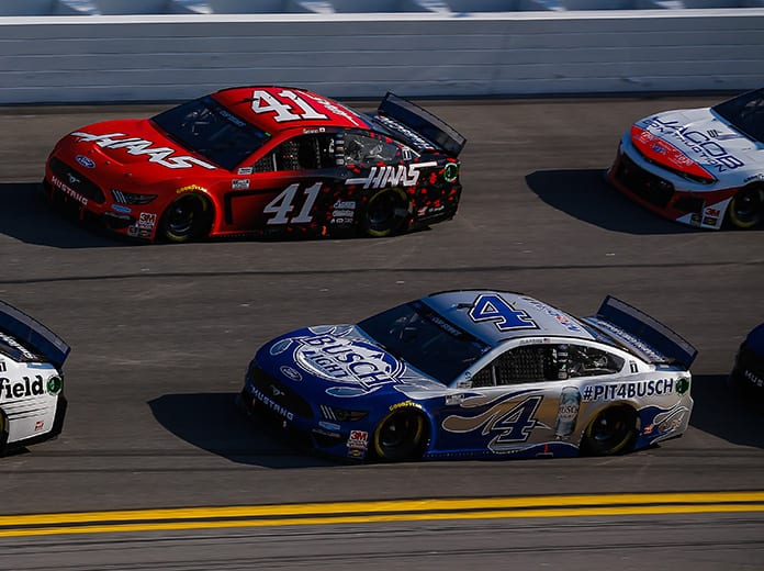 Stewart-Haas Racing, which fields four NASCAR Cup Series entries and one NASCAR Xfinity Series entry, has confirmed two COVID-19 cases among its shop crew. (HHP/Chris Owens Photo)