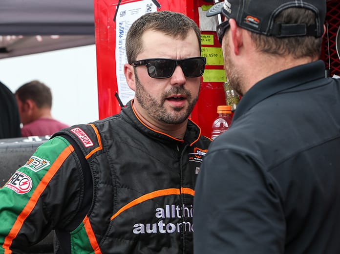 Josh Berry, shown here in 2019, has been suspended for one CARS Tour event. (Adam Fenwick Photo)