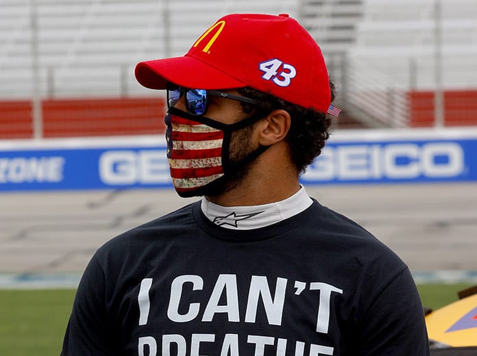Bubba Wallace. (Chris Graythen/Getty Images Photo)