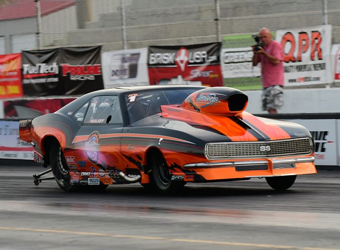 Jim Halsey is the top qualifier in the PDRA Pro Nitrous field so far during the Carolina Showdown at Darlington Dragway. (Roger Richards Photo)