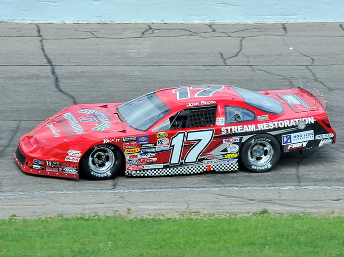 Josh Brock raced to victory in Saturday's JEGS/CRA All-Stars Tour event at Anderson Speedway. (Randy Crist Photo)