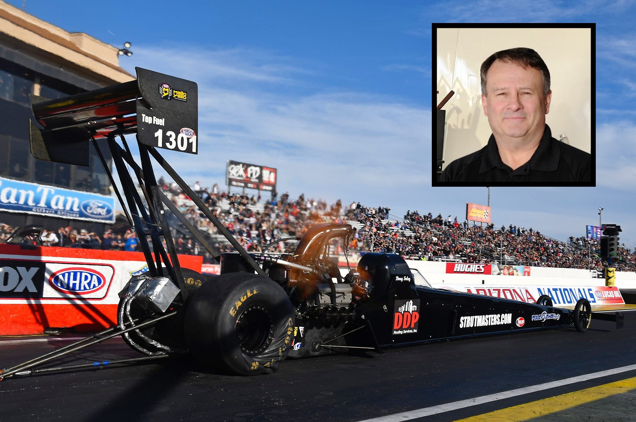 Doug Kuch has reunited with Foley Lewis Racing in the NHRA's Top Fuel division.