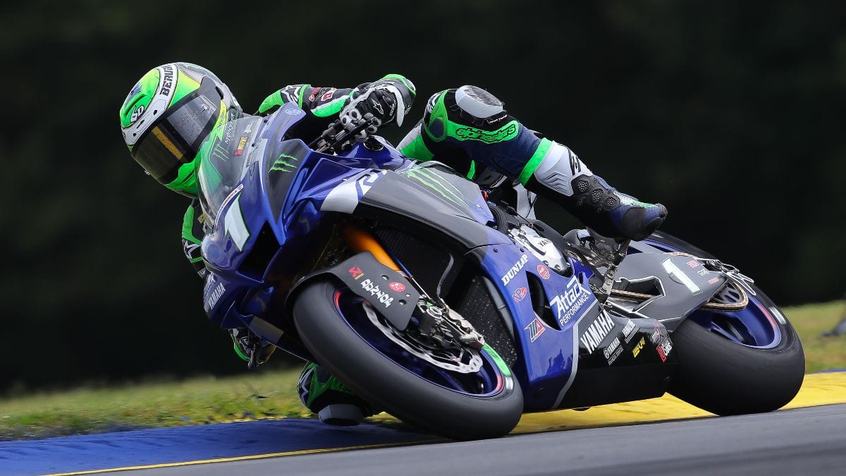 Monster Energy Attack Performance Yamaha's Cameron Beaubier was the fastest of the HONOS Superbike field on Friday at Road Atlanta. (Brian J. Nelson Photo)