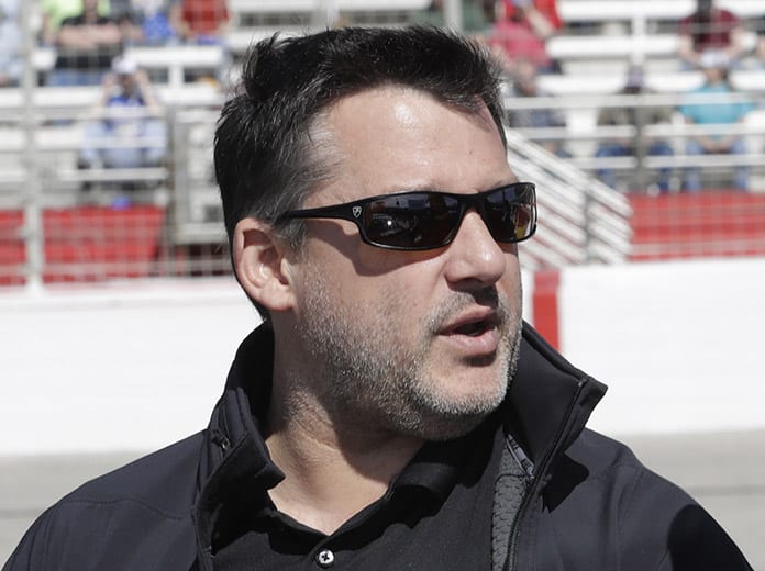 Tony Stewart (pictured) and Ray Everanham are among a group of investors launching a new all-star racing series. (HHP/Harold Hinson Photo)