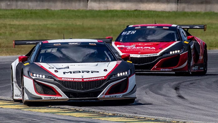 Racers Edge Motorsports controlled Saturday's GT World Challenge America event at Virginia Int'l Raceway.