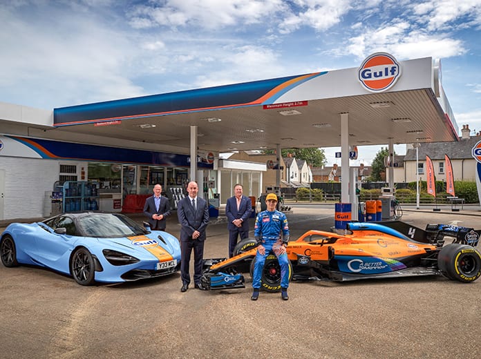 Gulf Oil has reunited with McLaren.