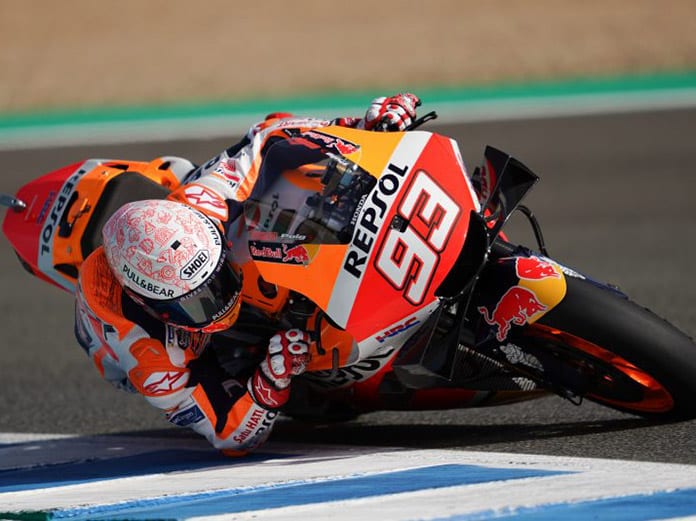 Marc Marquez has undergone successful surgery after being injured in the MotoGP opener on Sunday. (Repsol Honda Photo)