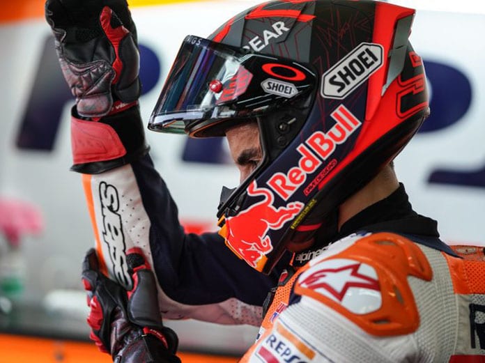 Marc Marquez will not participate in Sunday's MotoGP event. (Honda Photo)