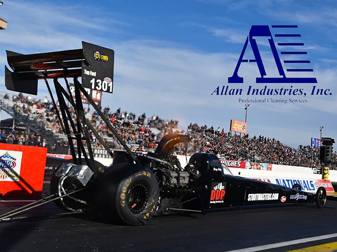 Allan Industries will support Foley Lewis Racing during the E3 Spark Plugs NHRA Nationals in Indianapolis.