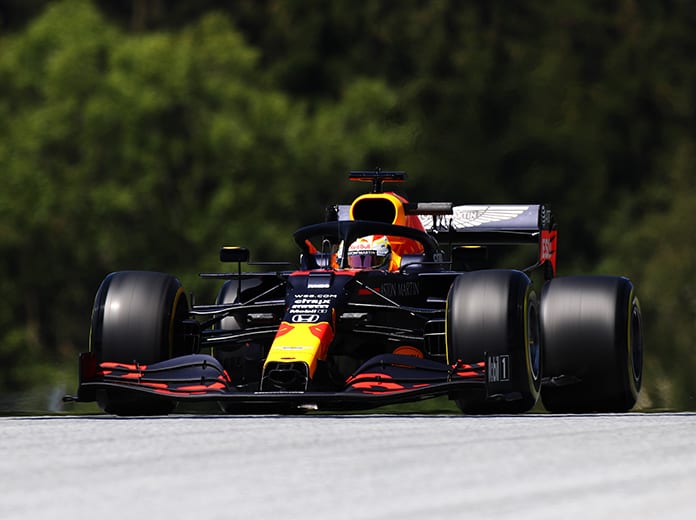Max Verstappen was fastest in Friday's Formula One practice for the Grand Prix of Styria. (Mark Thompson/Getty Images Photo)