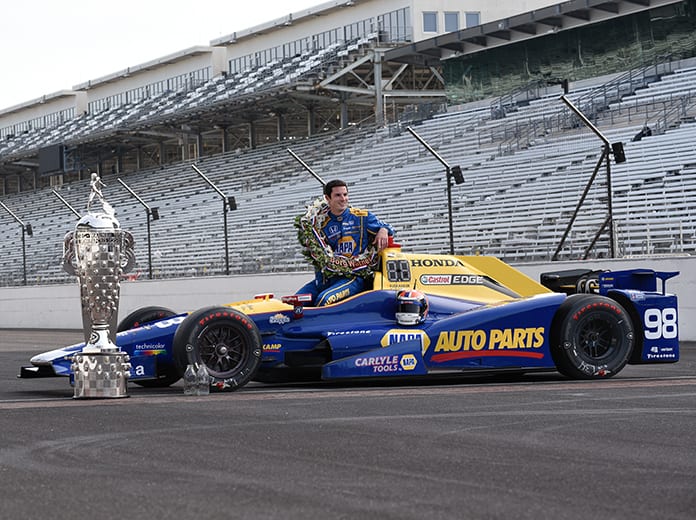 Curb-Agajanian Performance Group has been a part of two Indianapolis 500 victories, including the 2016 victory by Alexander Rossi (IMS Photo)