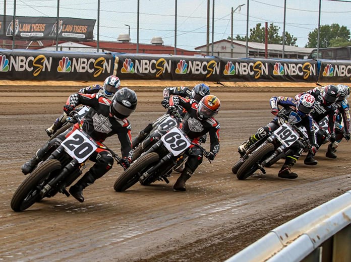 The American Flat Track season will finally get underway this weekend at Volusia Speedway Park in Florida. (AFT Photo)