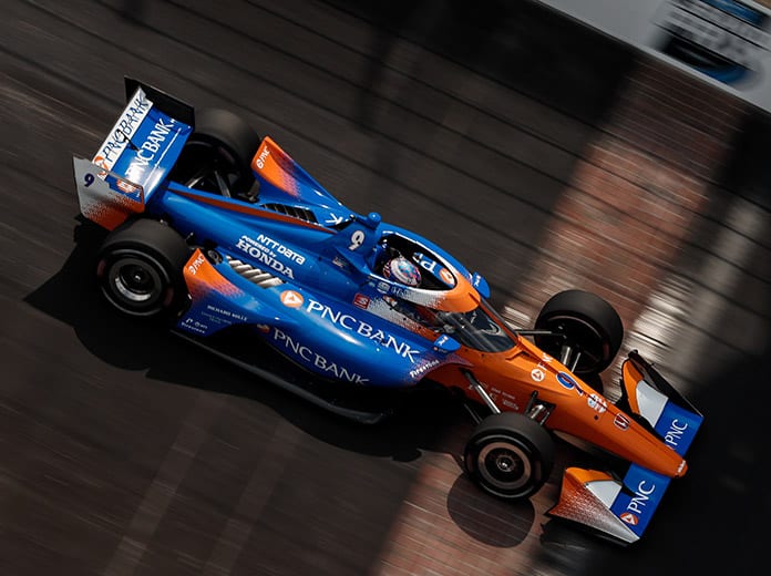 Scott Dixon finally crossed the Indianapolis Motor Speedway road course off his bucket list Saturday afternoon. (IndyCar Photo)