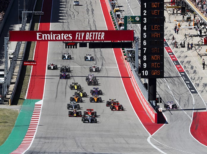 Formula One will not race at Circuit of the Americas this year due to the COVID-19 pandemic. (LAT Images Photo)
