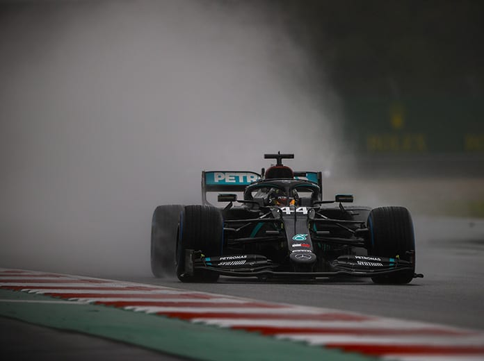 Lewis Hamilton claimed the pole for the Styrian Grand Prix on Saturday at the Red Bull Ring. (LAT Images Photo)