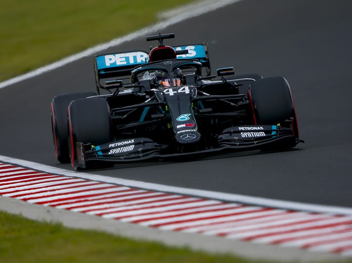 Lewis Hamilton earned his 90th Formula One pole on Saturday. (LAT Images Photo)
