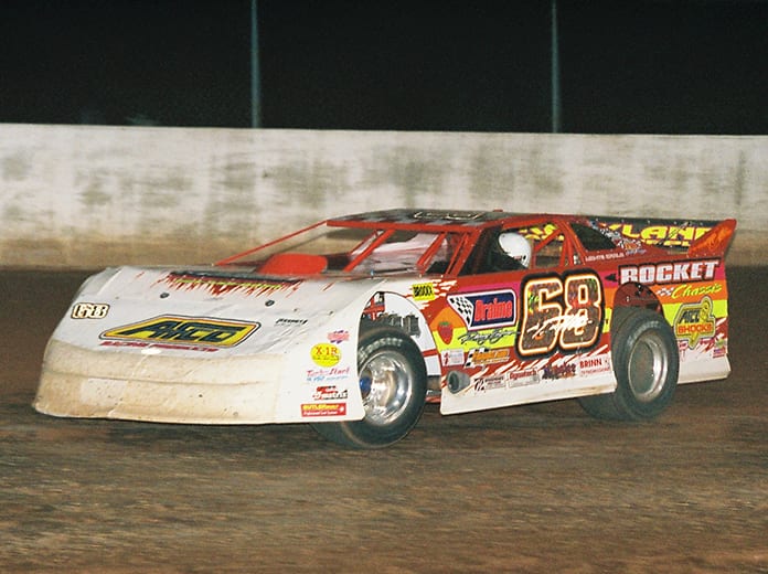 Tim Hitt, the first Rocket Chassis house car driver, passed away Friday at the age of 55. (Rick Schwallie Photo)