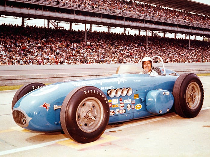 Chuck Hulse at Indianapolis Motor Speedway in 1962. (IMS Photo)
