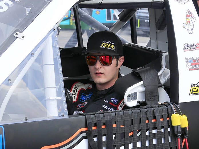 Spencer Davis will sit out Friday's NASCAR Gander RV & Outdoors Truck Series race at Michigan Int'l Speedway following a positive COVID-19 test. (HHP/Jim Fluharty Photo)