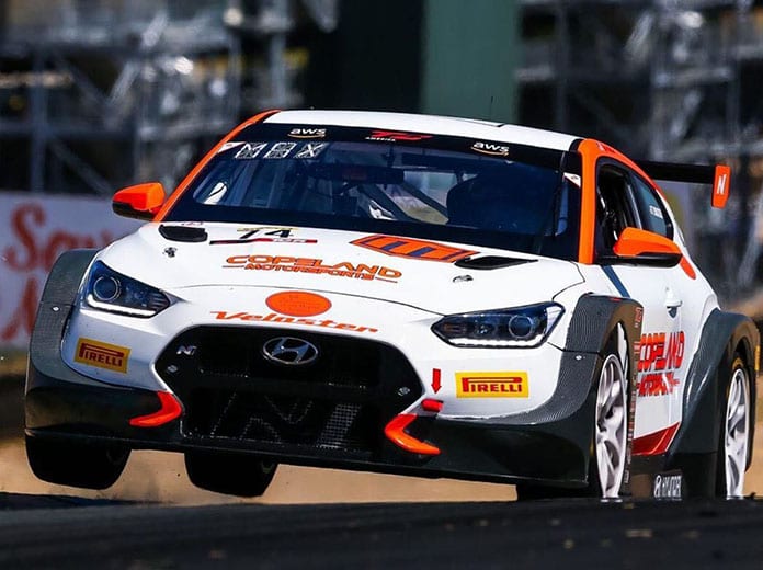 Tyler Maxson was the winner of Friday's TCR event at Sonoma Raceway.
