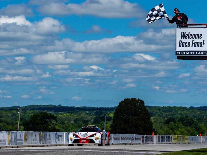 The Marco Polo Motorsports duo of Mads Siljehaug and Nicolai Elghanayan dominated Sunday's Pirelli GT4 America SprintX event at Road America.