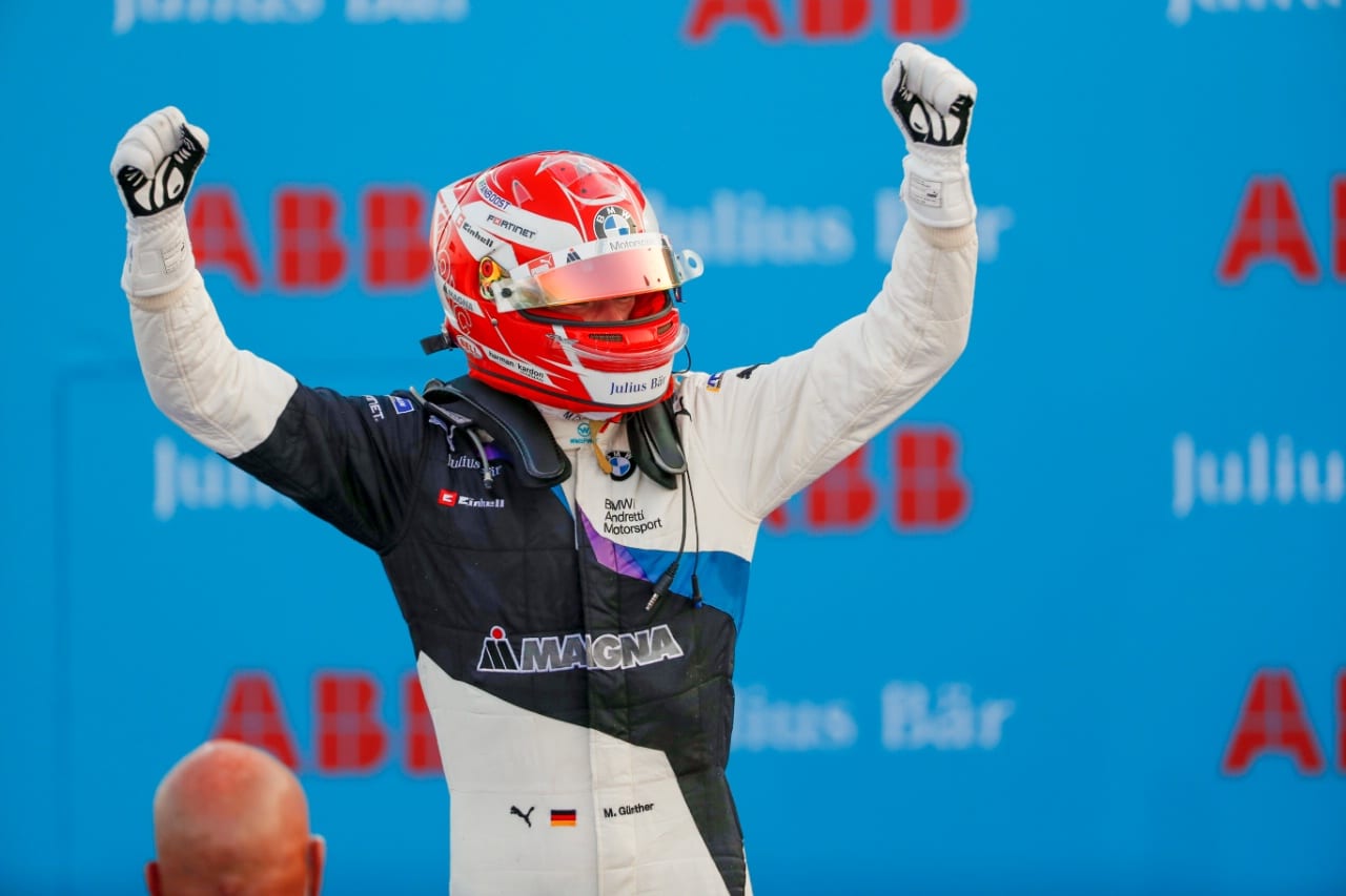 Max Guenther won Saturday's Formula E event in Berlin. (Formula E photo)