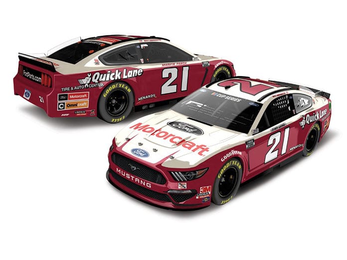 Matt DiBenedetto will drive the No. 21 Ford with a scheme similar to the one Wood Brothers Racing campaigned in 1963.