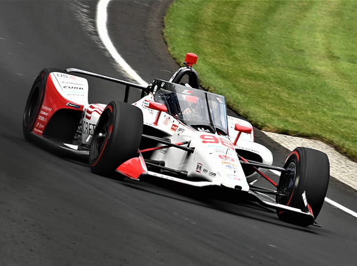 Marco Andretti captured the pole for the 104th Indianapolis 500 on Sunday afternoon. (Al Steinberg Photo)