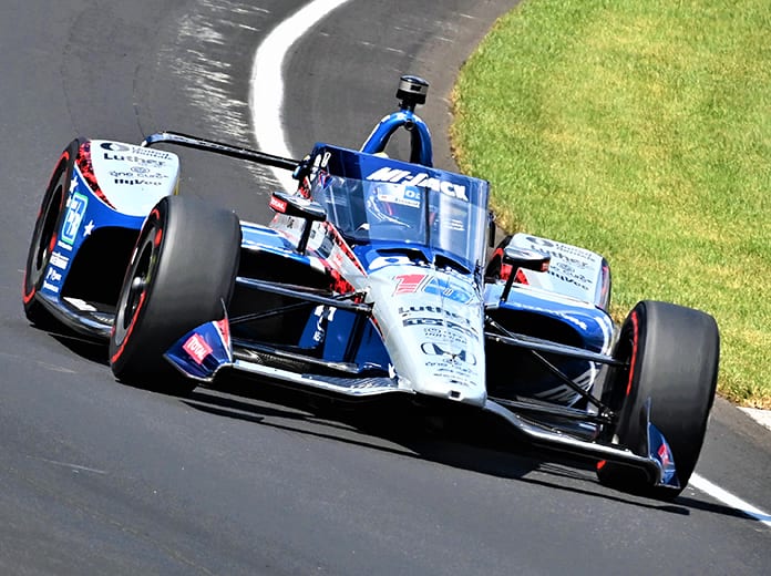 Graham Rahal earned a third-place finish to give Rahal Letterman Lanigan Racing two cars in the top-three of the Indianapolis 500. (Al Steinberg Photo)