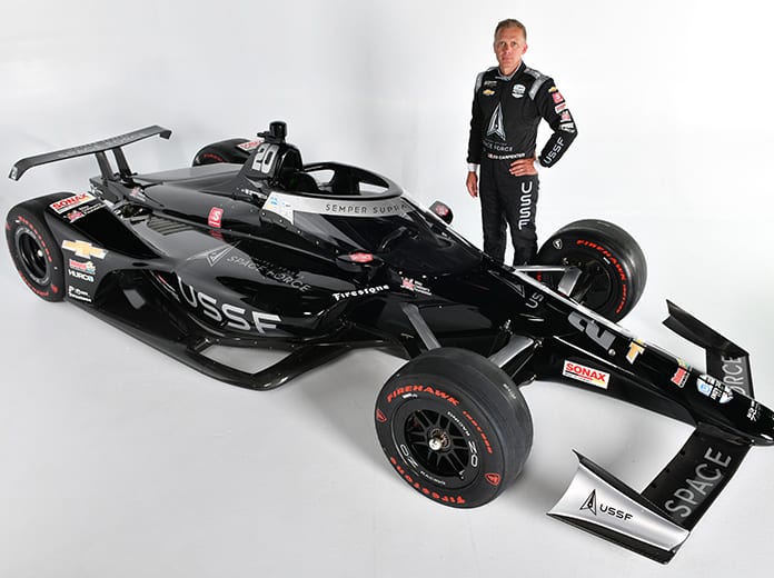 The U.S. Space Force will support Ed Carpenter during the 2020 Indianapolis 500.