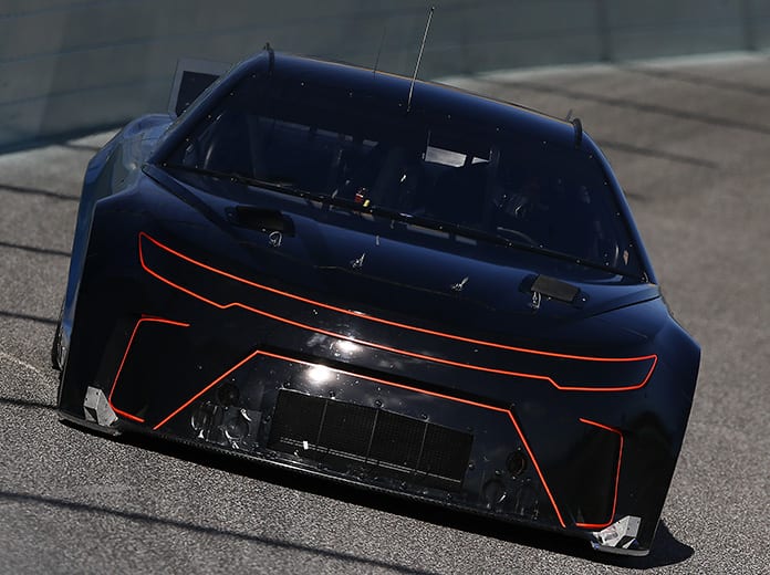 NASCAR is set to resume testing of its Next Gen race car next week. (Michael Reaves/Getty Images Photo)
