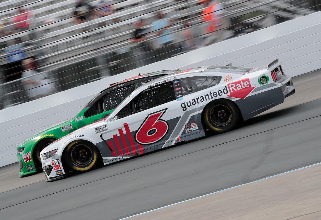 Guaranteed Rate has become a major sponsor of Ryan Newman and Roush Fenway Racing.