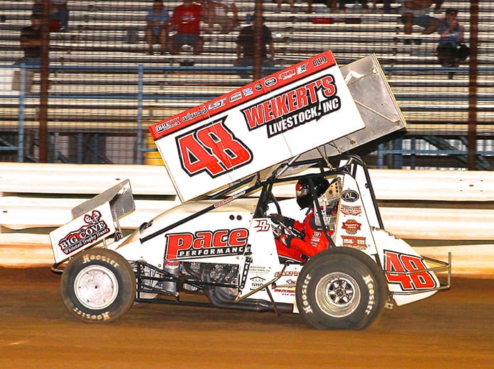 Danny Dietrich in action recently at Williams Grove Speedway. (Dan Demarco Photo)