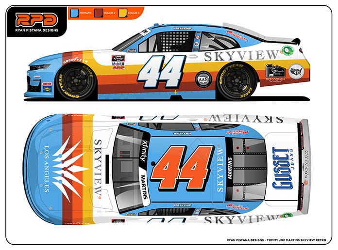 Tommy Joe Martins' car will feature a throwback scheme this weekend at Road America.